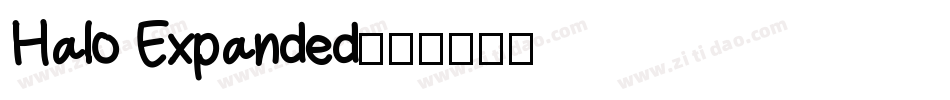 Halo Expanded字体转换